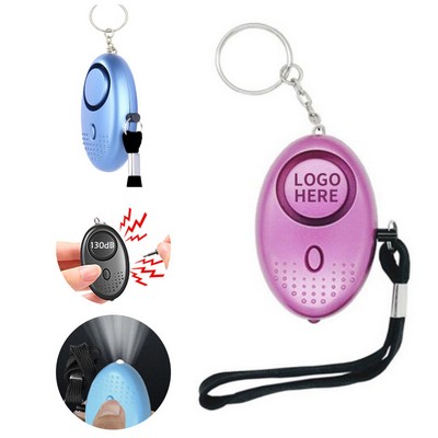Personal Safety LED Alarm Keychain