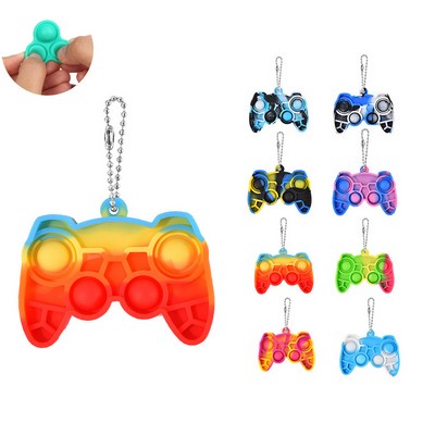 Silicone Gaming Pop Pad Keychain