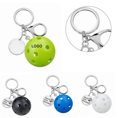 Mini Pickleball Keychain