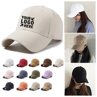 Structured Cotton Baseball Cap
