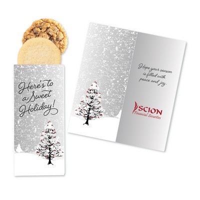 One Color Foil-Stamped Stock Cardinals Sweeter Cards with Homestyle Cookie Duo