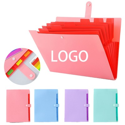 A4 Size Expanding File Folder with 5 Pockets