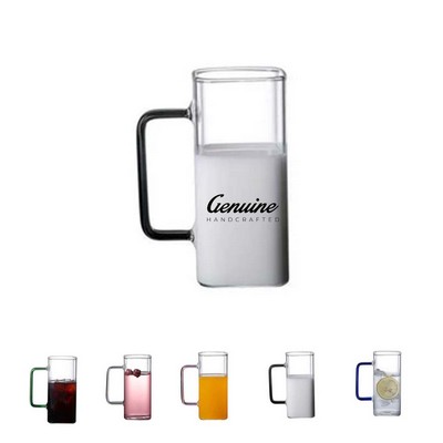 13.5oz Rectangle Glass Mug