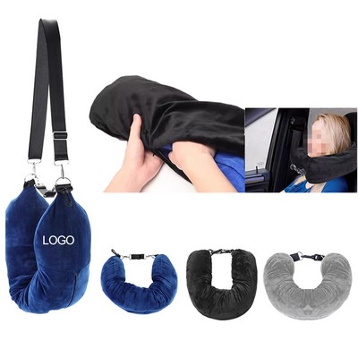Travel Neck Pillow Cover With Storage Bag
