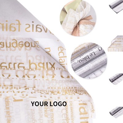 Custom Printed Gift Wrapping Tissue Paper Sheets