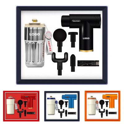 Massage Gun Coffee Cup Promotional Gift Set