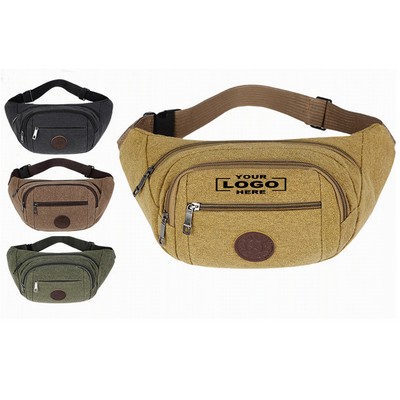 Canvas Casual Waist Bag