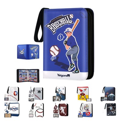 4 Pocket Card Collecting Book Binder