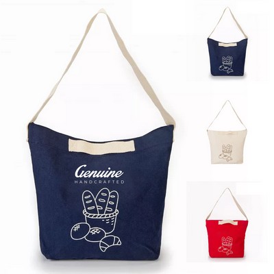 Large Cotton Canvas Tote Bag