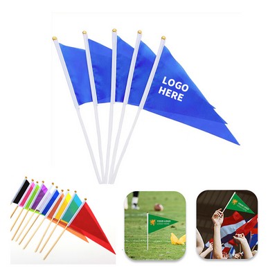 Stylish Color-Block Waving Banner