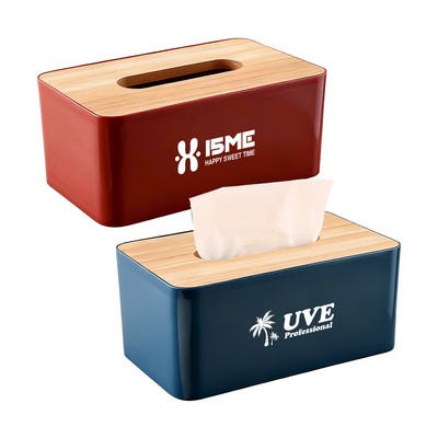 Tissue Box Witt Wooden Lid