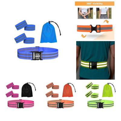 Adjustable Safety Illumination Belt for Low Light