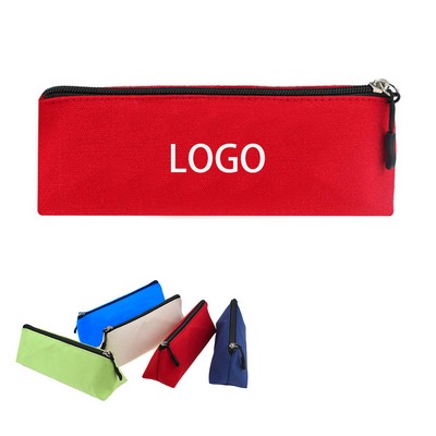 Canvas Zipper Pencil Pouch