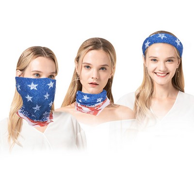 Multifunctional Neck Gaiter Face Mask (Ocean)