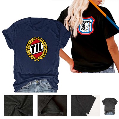 ChicTee Ladies' Full Color 180g Crew Neck T-Shirt