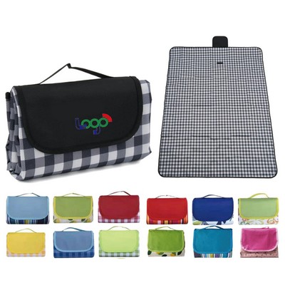 Picnic & Outdoor Blanket Mat Tote
