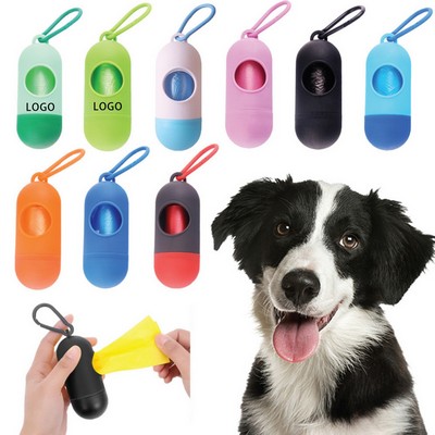 Capsule-Shaped Pet Poop Bag Storage Box