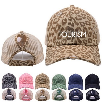 Ponytail Mesh Baseball Cap