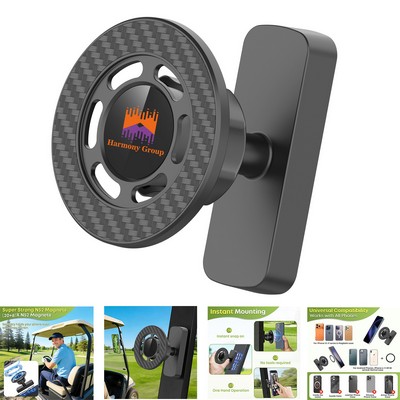 Magnetic Golf Cart Phone Holder