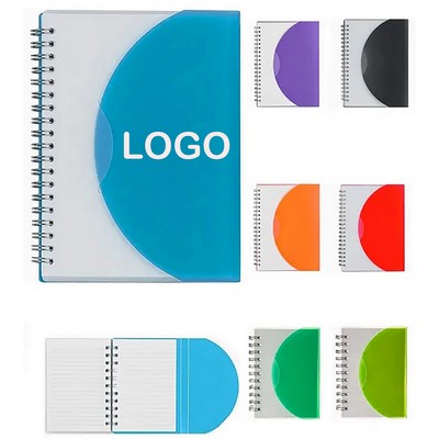 Small Spiral Curve Custom Notebook