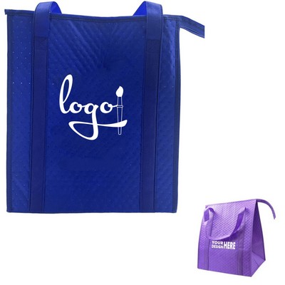 Insulated Non-Woven Grocery Tote Bag