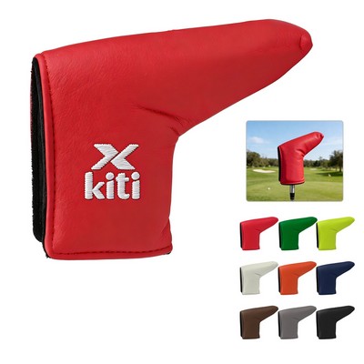 Leather Golf Club Cover Blade Putter