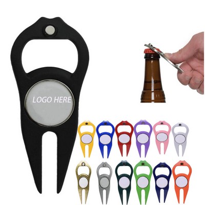 Hat Trick 6-in-1 Golf Divot Tool Ball Marker
