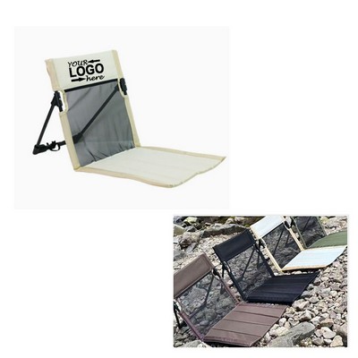 Folding Floor Chair Portable Reclining Outdoor Seat