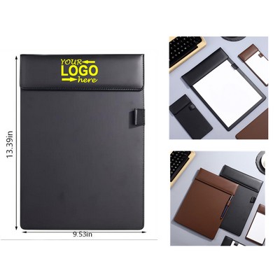 Magnetic PU Leather A4 Clipboard