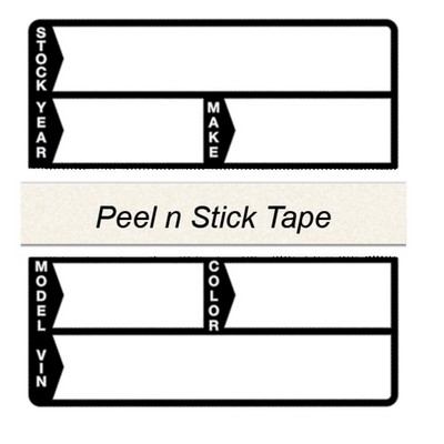 Poly Stock Stickers (250 per Box)