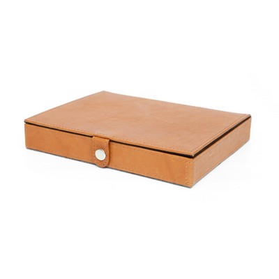 Ashlin® Designer British Tan Avellino 8 Pen Box