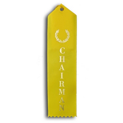 Standard Stock Ribbon w/ Card & String (2"x8") - Chairman