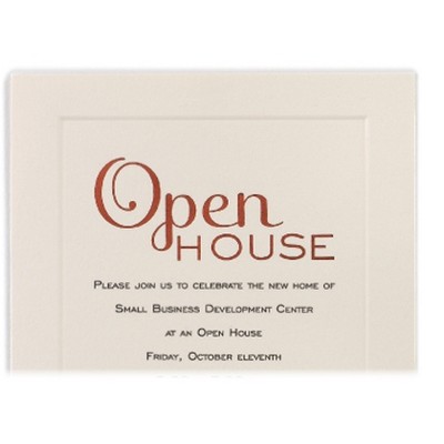 Spot Color Standard Announcements w/Customer Supplied Stock