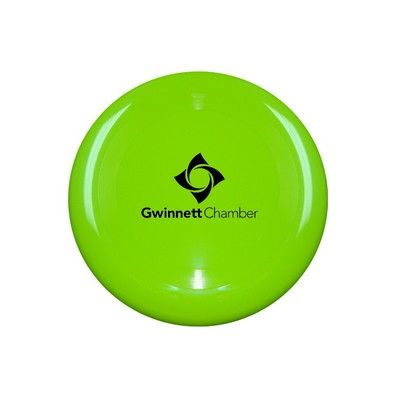10" Style Hard Plastic Disc PMS375 Lime Green Flying Disc