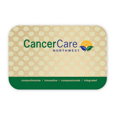 USA Made Eco-Friendly Sublimated Aluminum Badges (1-5 Sq. Inches) - Logo Only