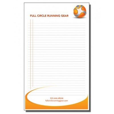 Full-Color Notepads - 25 Sheets (8 1/2" x 14")