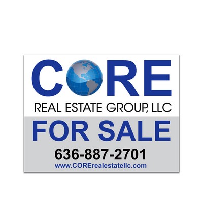 Corrugated Sign-18X24 - One-Sided. Full Color