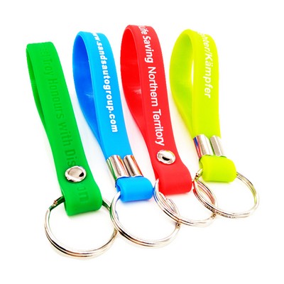 Silicone Bracelet Keychain