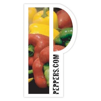 Vinyl Label (3.5"x 2") P Shape