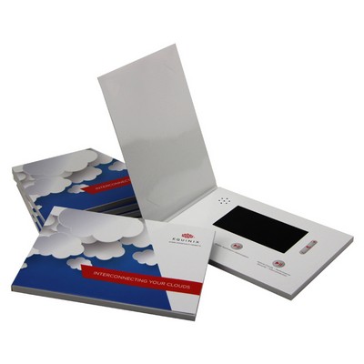 512MB 5" LCD A5 Size Bi-fold Video Brochure