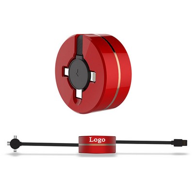 3-in-1 Retractable USB Cable
