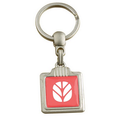 Square Metal Domed Key Holder