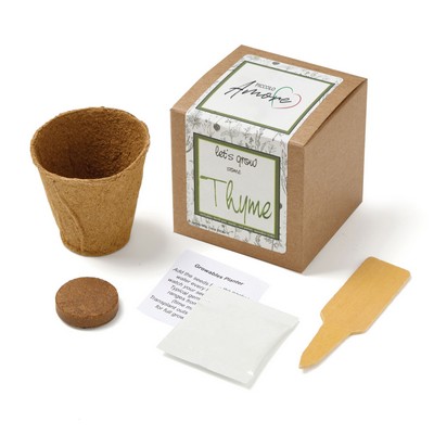 Growables Planter In Kraft Gift Box w/Seeds (Thyme)