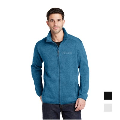 Port Authority Sweater Fleece Embroidered Jacket