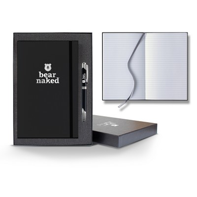 Castelli Matra Banded Medio Lined White Page Journal Gift Set