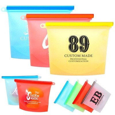 1000ML Reusable Silicone Food Storage Bag