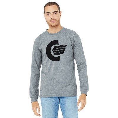 BELLA+CANVAS Unisex Heather CVC Long Sleeve Tee