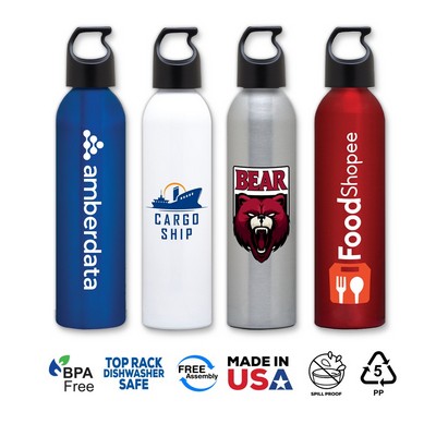 Aluminum Bottle USA Made- 24 oz