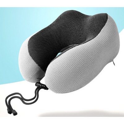 Inflatable Travel Neck Pillow U-Shape with Washable Soft Cover