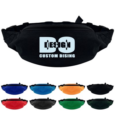 Solid Fanny Pack Waist Bag